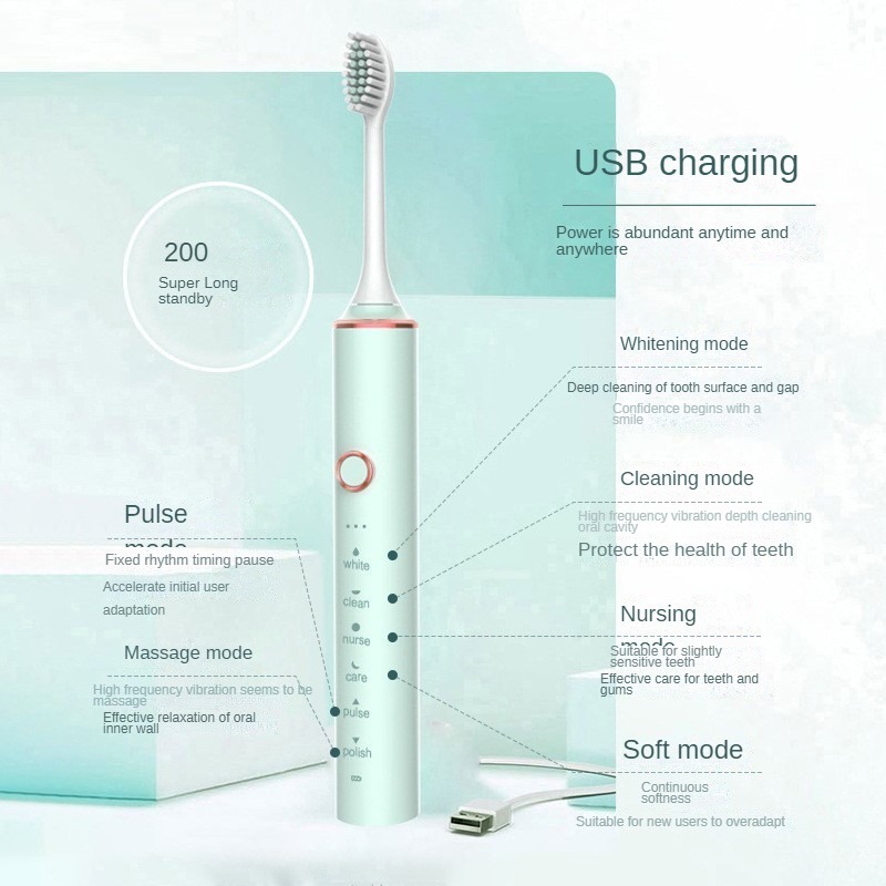 Mini oem Rechargeable tooth brush smart oral lovers usb pink electric toothbrush Sonic Male and Female Toothbrush with uv case