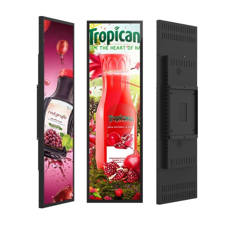 High Quality 34 inch Slim Shelf Bar LCD Screen Stretched Digital Signage Android Ultra Wide TFT LCD Display For Supermarket