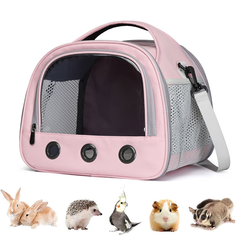 Small Animal Outgoing Travel Pouch Portable Outdoor Hamster Carrier Bag Small Pet Carrier