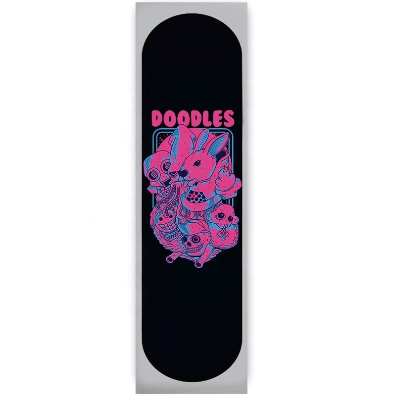 Customized Film label for skateboard graphics heat transfer press machines for skateboard decks 33*9 inch