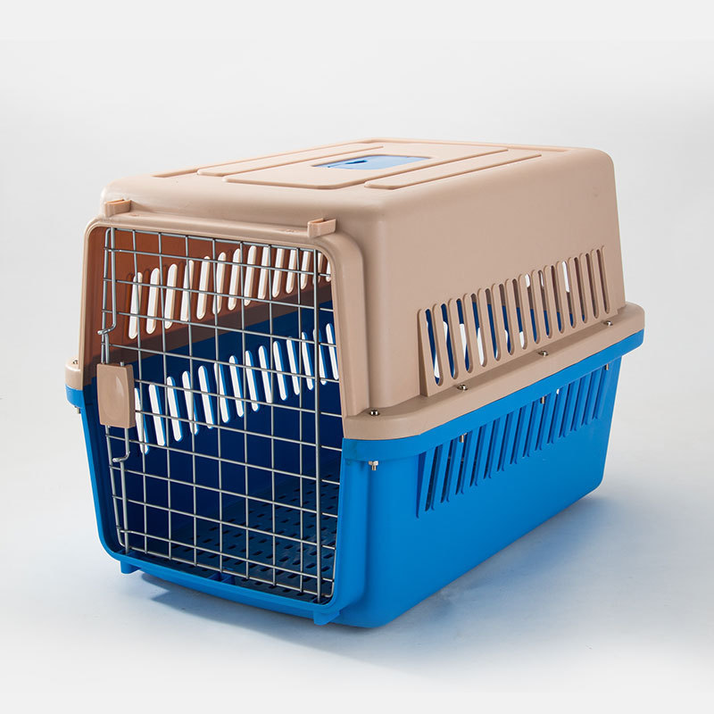 Airline Approved Dog Travel Cage Pet Transport Box Puppy Kitten Traveling Crate Cat Carrier