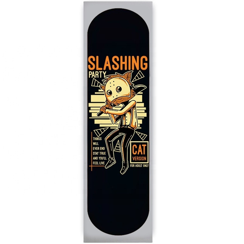 Customized Film label for skateboard graphics heat transfer press machines for skateboard decks 33*9 inch