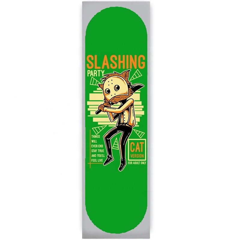 Customized Film label for skateboard graphics heat transfer press machines for skateboard decks 33*9 inch