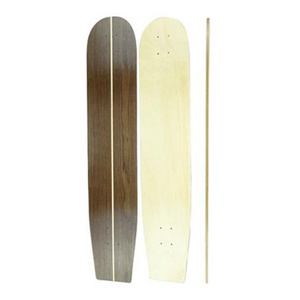 Good Quality blank skateboard deck Longboard Skate board with 8 ply Canadian Maple and Walnuts Wood Veneer 41*7.75inch