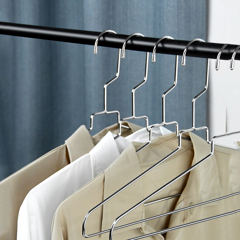 Factory New Single Tier Stainless Steel Clothes Hanger Rack Glossy for Living Room Kitchen Wardrobe or Bathroom Use