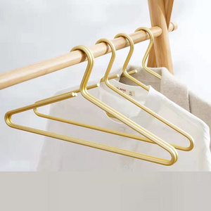 Gold Metal Aluminium Coated PVC Cloth Hanger Rack Stand for Living Room Balcony Wardrobe Kitchen Use