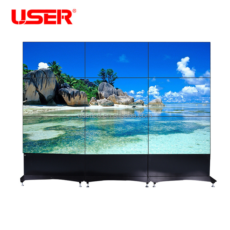 46 55 Inch lcd video wall led xxxx video wall screen cabinet with video wall processor,controller