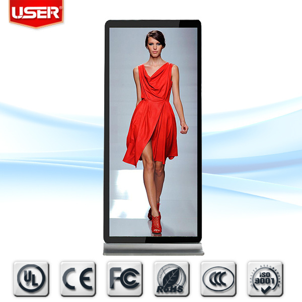 Best price for Shopping Mall 42 inch stand floor touch screen kiosk all in one computer digital totem advertising touch screen