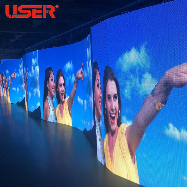 Wholesale Factory Price Flexible Led Stage Screen IP40 Waterproof Flexible Led Advertising Screen Ultra Thin Flexible Led Screen