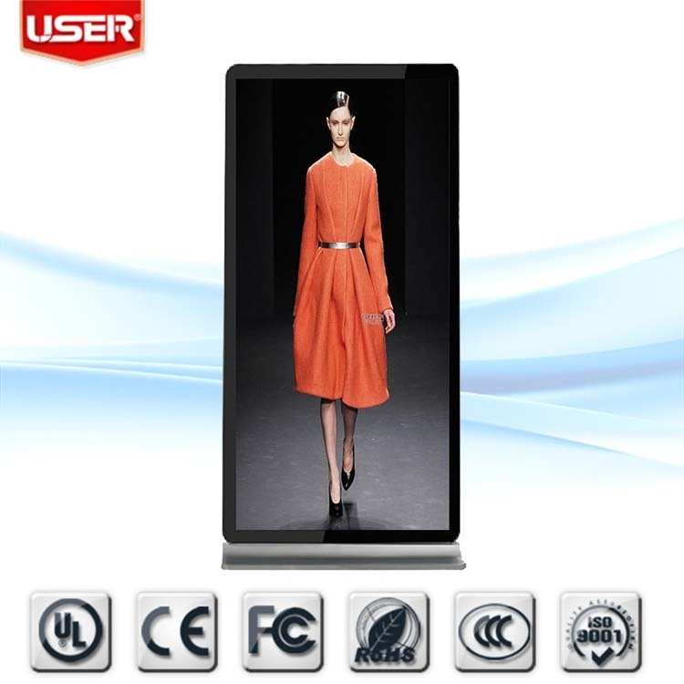 Best price for Shopping Mall 42 inch stand floor touch screen kiosk all in one computer digital totem advertising touch screen