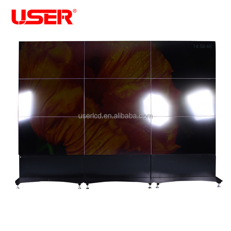 46 55 Inch lcd video wall led xxxx video wall screen cabinet with video wall processor,controller