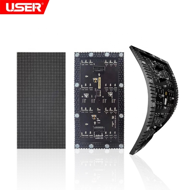 Wholesale p1.8 p2 p2.5 p3 p4 full color soft module flexible led display curve led panel screen