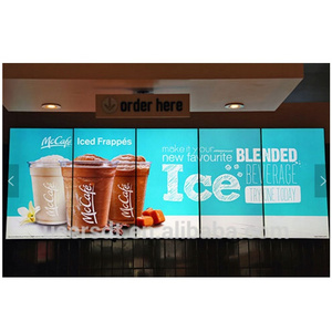 hanging mount electronic lcd menu display digital menu screen board for restaurant