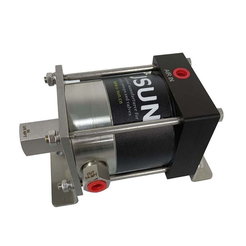 USUN  Model: M71-S Similar Haskel stainless steel end high pressure air hydro testing pump for vessel inspection