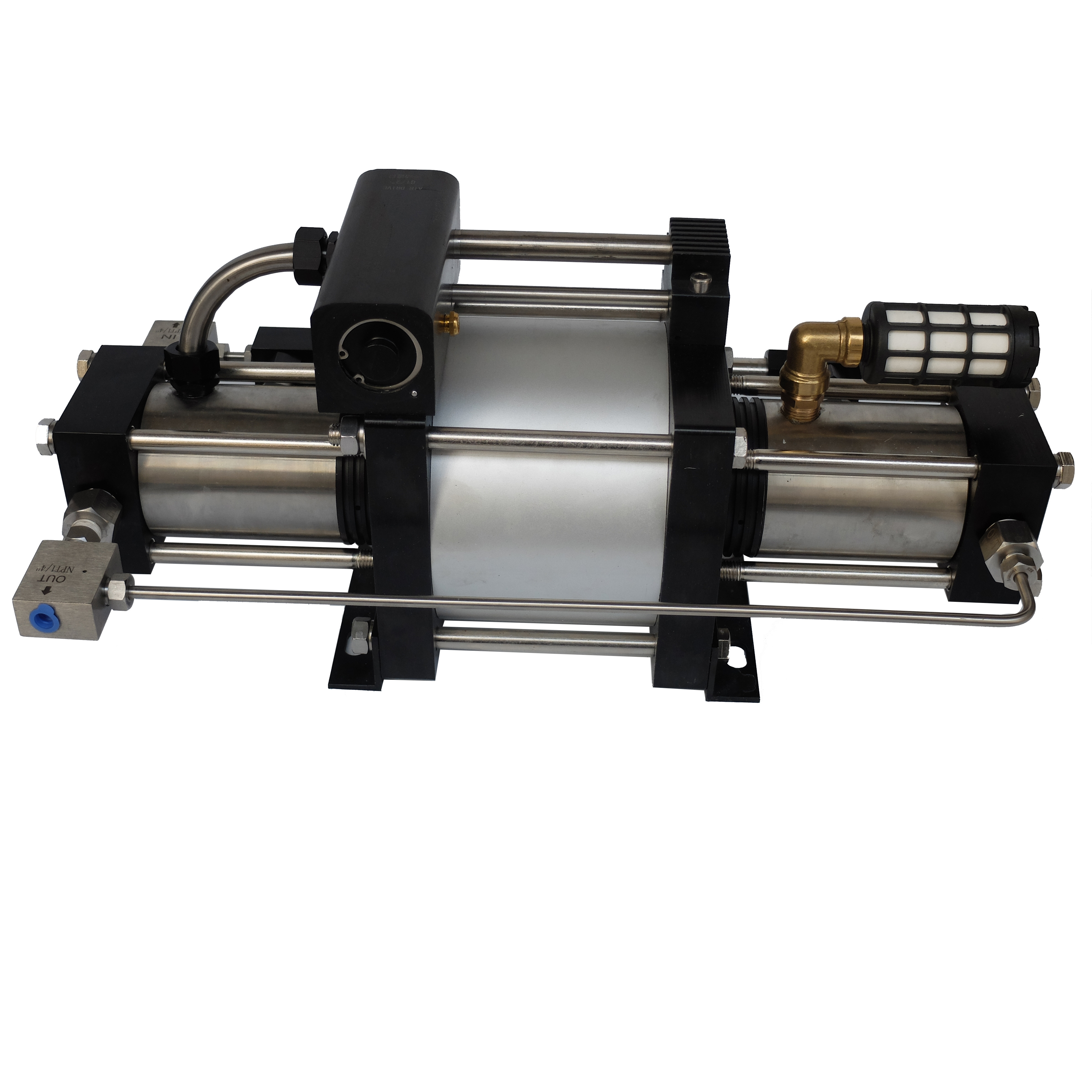 USUN Model:GBD25  100-200 Bar Output double acting High pressure nitrogen gas booster pump