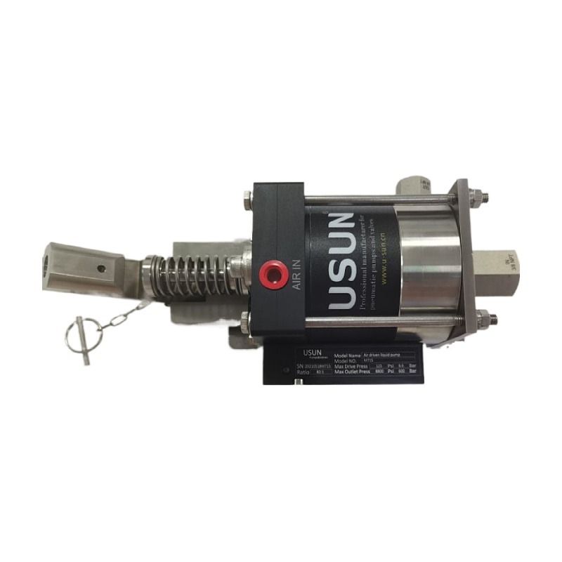 USUN  Model: M71S-H  30-60 MPA  Portable Air Operated Liquid  water pressure  booster Pump  with handle