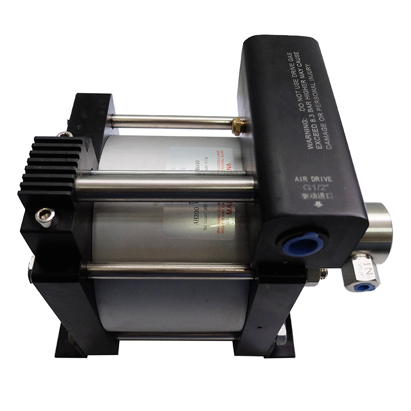 USUN Model:AH400   2000-3200 Bar Output ultra high pressure  pneumatic Liquid booster pump for water jetting machine