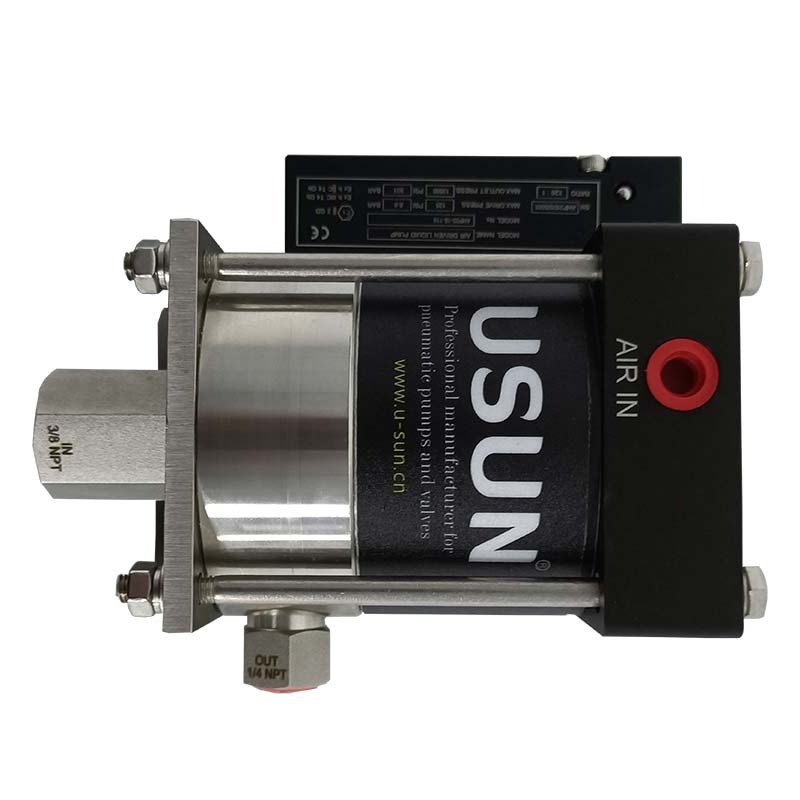 Good seller   USUN  Model: M188-S Max  15000 PSI  Portable  high pressure air driven hydraulic  testing pump for valves or tubes