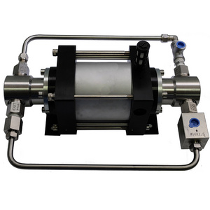 USUN Model: XT100 100:1 ratio 10000 PSI double acting pneumatic driven hydraulic pressure test pump for hose