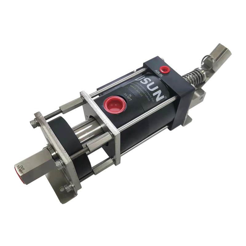 USUN  Model: M05S Maximum  4 MPA   Mini portable air driven liquid pressure pump with manual handle