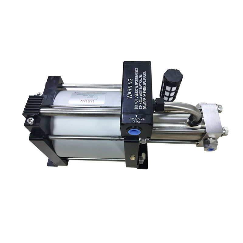 USUN Model:GB40 150-300 Bar Pressure air driven nitrogen/helium/argon/butane gas booster transfer pump