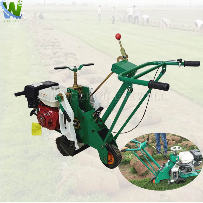 Gasoline Rubber Track For Lawn Mower Artificial Grass Turf Transplanter Sod Cutter Machine Lawn Transplanter Equipment