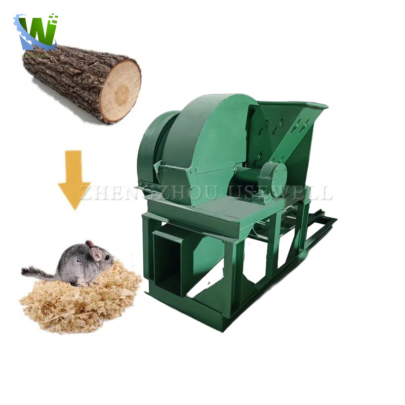 Wholesale Raise Snail Wood Crusher Chips Mill Sawdust Shavings Press Baler Machine For Pet Bed