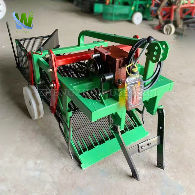 Small Vibrating Screen Type Groundnut Harvesting Peanuts Root Crop Harvester Digging Machine For Radish Sweet Potato Peanut