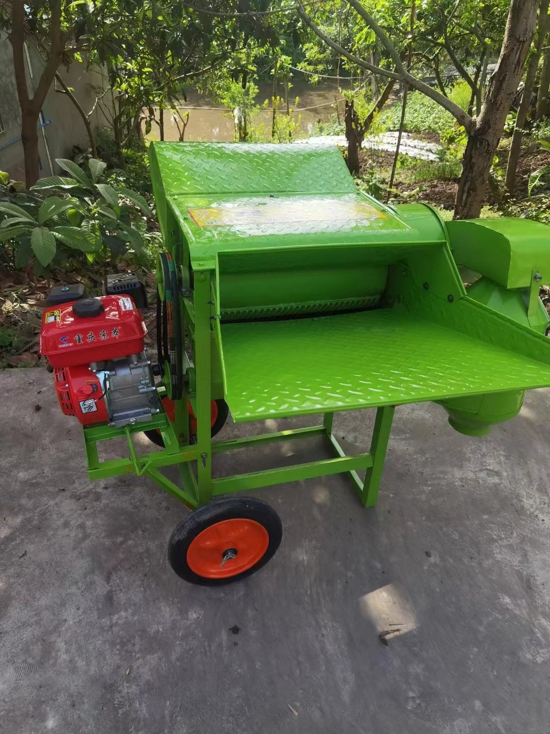 Mini Foot-Powered Thresher Machine Wheat and Rice Harvester Thresher Machine Manufacturers Price Rice Tresher Thresher Machine