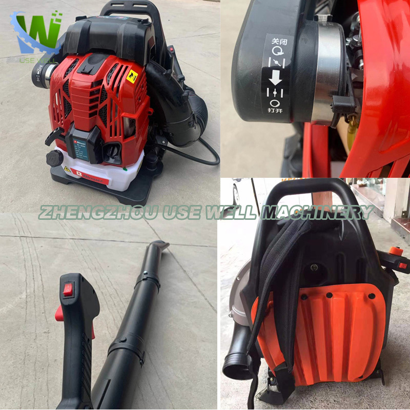 Portable Hand-push Gasoline vacuum leaf blowing backpack air blower truck mounted electric Throttle snow blowers price