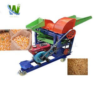 multifunction corn thresher machine diesel maize corn huller maize shelling machine grain maize peeler machine