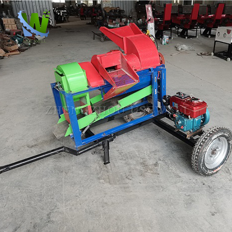 multifunction corn thresher machine diesel maize corn huller maize shelling machine grain maize peeler machine