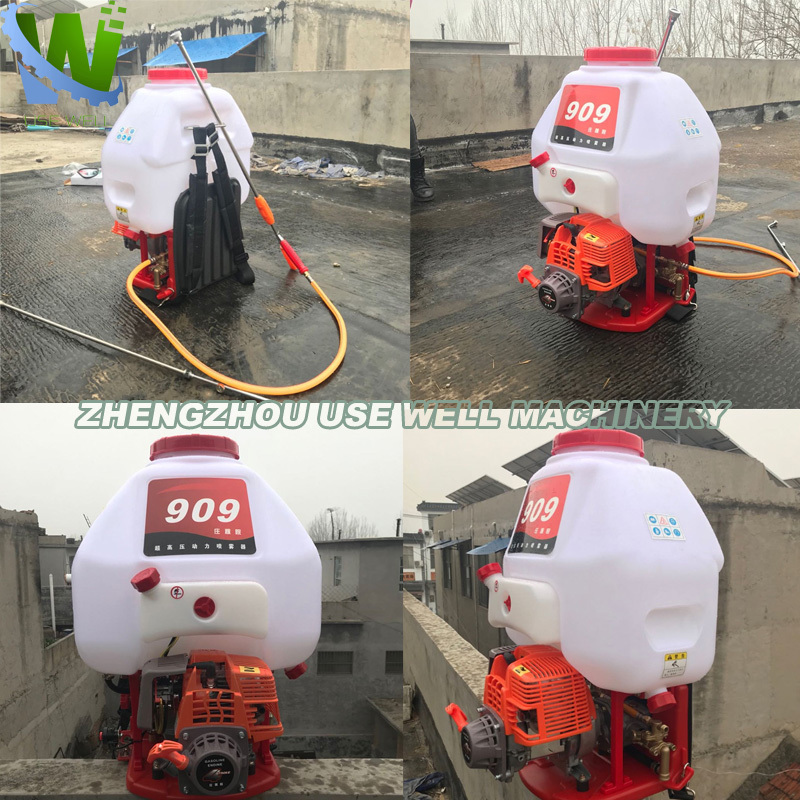 110V/220V 12L 4 stroke Disinfection Fogger gasoline knapsack battery power sprayer gun backpack water fog fogging machine