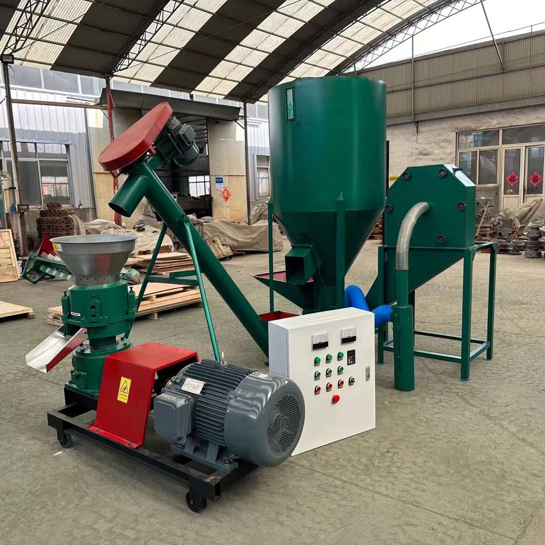 Hammer Mill Pig Feed Animal Livestock Chicken Feed Pellet Production Line Machinery for Chicken Feed