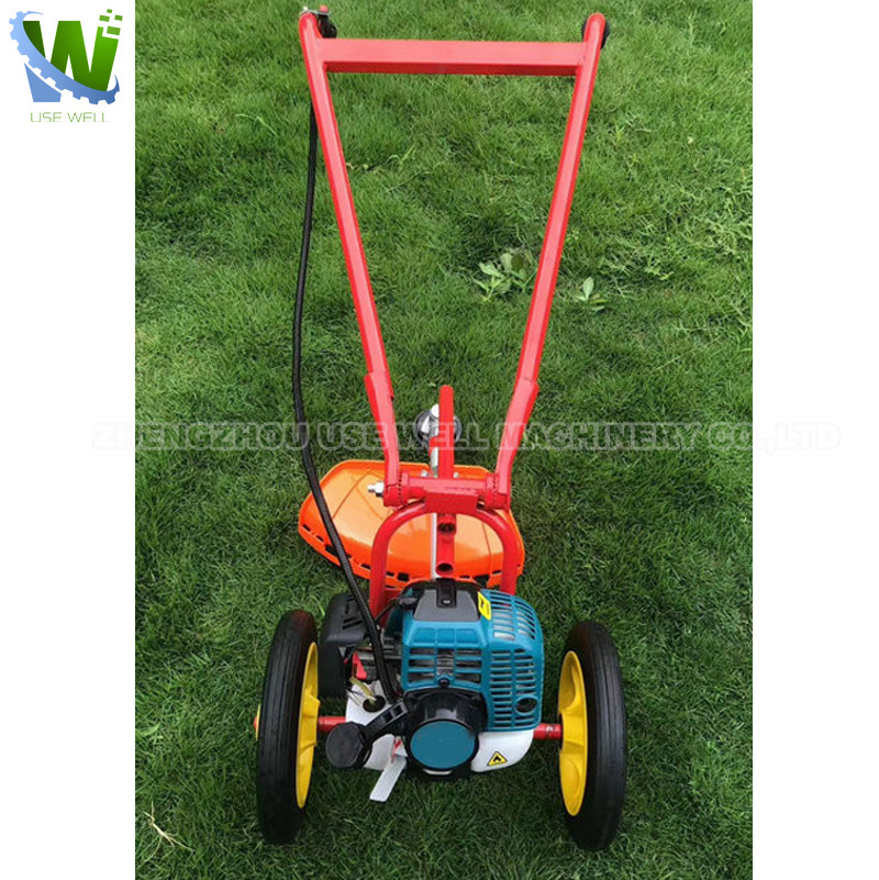 Agriculture lawn grass cutting cutter machine handheld weeding machine 3.5 kw japan cultivator weeder tiller machine with batter