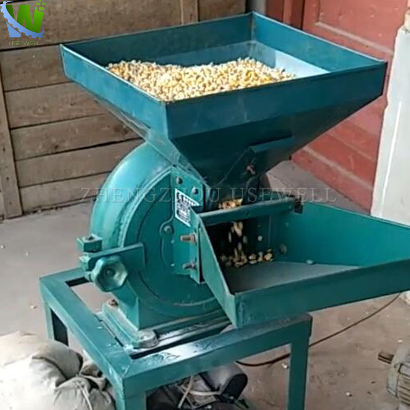 Mini Flour Milling Grinding Machine Rice Corn Herbs Cereal Grinder Electrical Corn Grain Flour Mill Crushing Machine