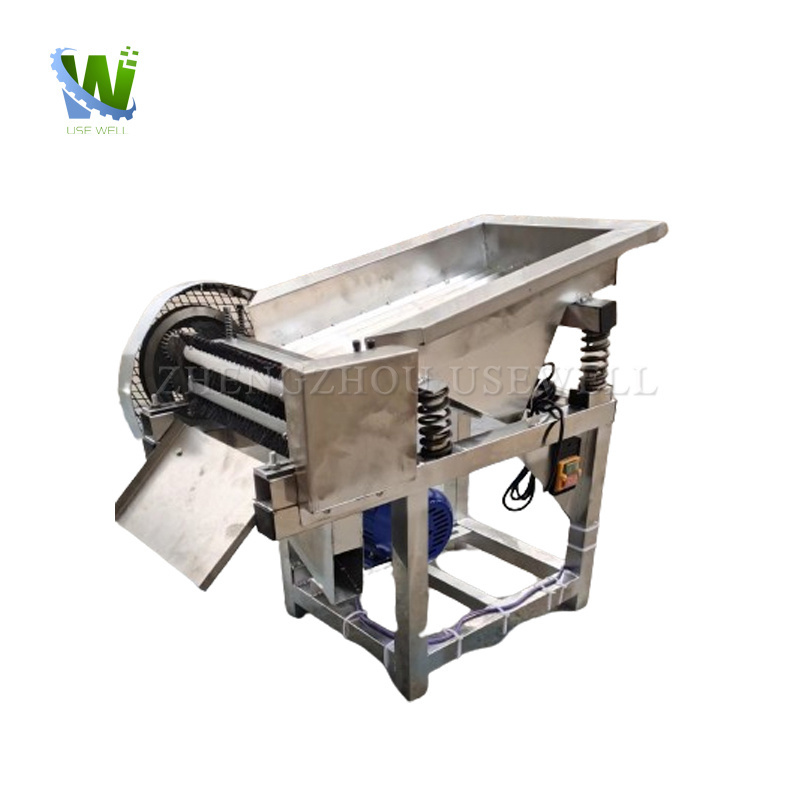 Electric Green Pigeon Peeler Pod Peeling Splitting Soybean Thresher Machine Edamame Broad Bean Peas Sheller For Sale