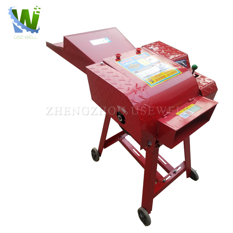 fodder livestock poultry animal feed Material Progressing Crushing Machines Automatic Feeding Chaff Cutter Machine