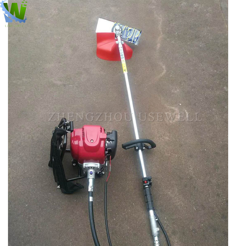 latest agriculture weeding machine automatic mini trimmer weed  machine chinese gasoline engine 43cc weed cutting grass