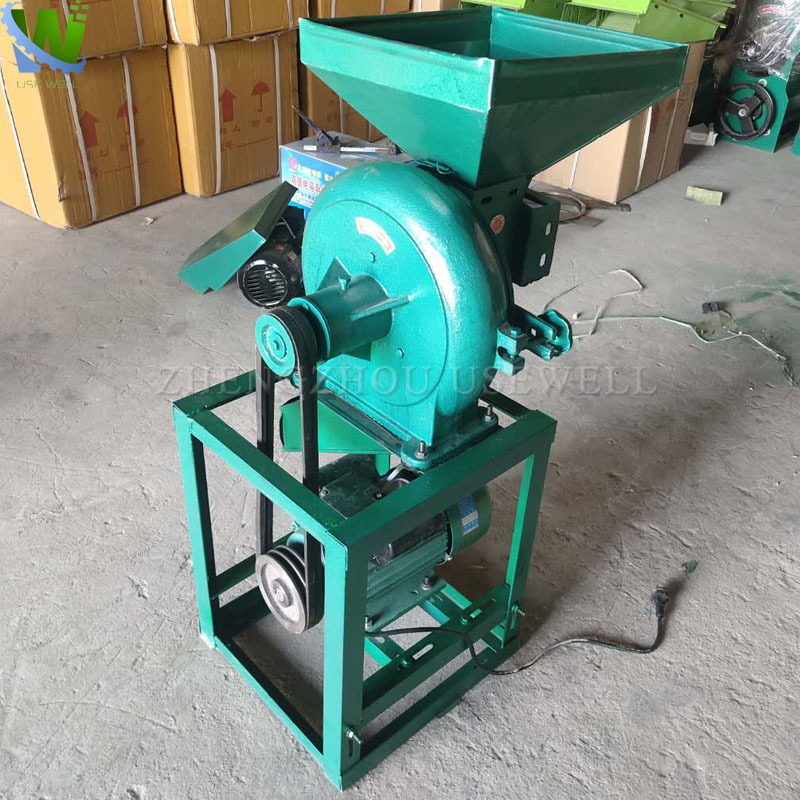 Mini Flour Milling Grinding Machine Rice Corn Herbs Cereal Grinder Electrical Corn Grain Flour Mill Crushing Machine