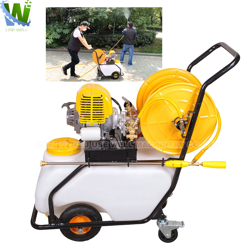 50 Liter electric garden agriculture machinery equipment pump sprayer with trolley gasoline power mist sprayer machine