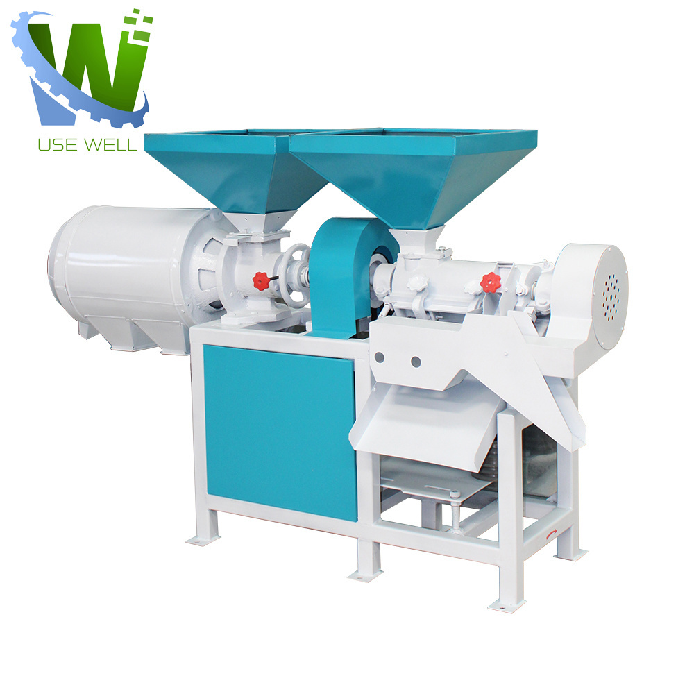 Agricultural Machinery Corn Commercial Crusher Pulverizer Peeling Grits Making Machine With Corn Bran Grinder