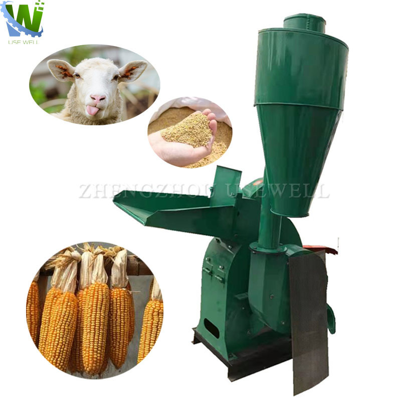 Maize Corns with Cob Crusher Machines for Animal Feed Electric Corn Cob Grit Grinding Corn Cob Powder Making Machine