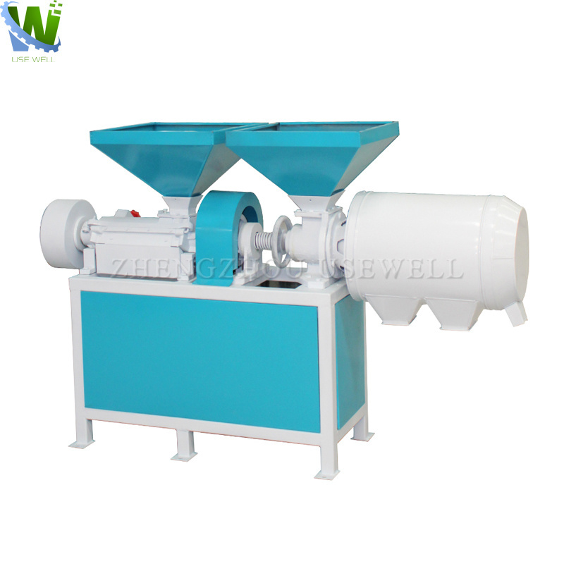 Multifunctional Corn Maize Semolina Grinding Crushing Hulling Shelling Peeling Flour Milling Grinder Grits Making Maker Machine