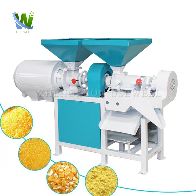 China Suppliers Corn Maize Hulling Grinding Crushing Shelling Grits Flour Mill Plant Pulverizer Grinder Milling Making Machine