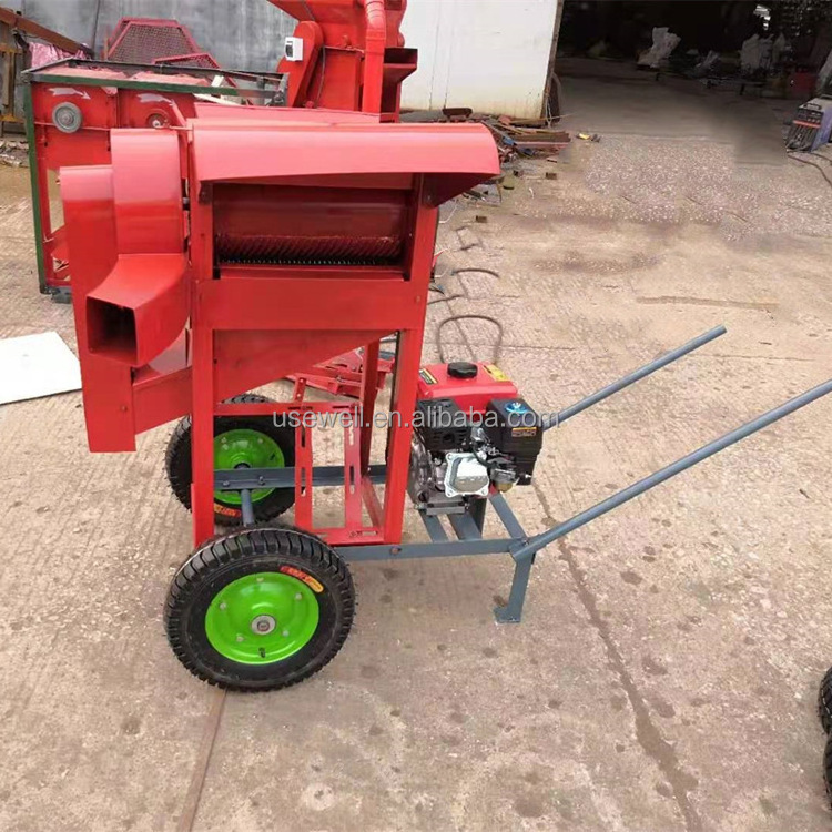 Portable foot powered paddy rice threshing machine manual rice wheat thresher machine philippines price