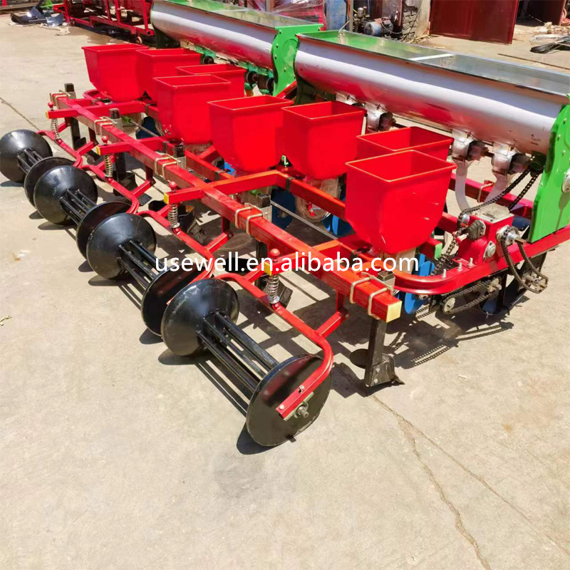 Agriculture Tractor Mounted Sowing Groundnut Film Covered Planter Peanut Seeder Planter Machine For Fertilizer Drip Irrigation