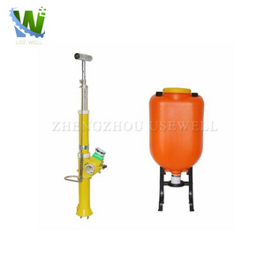 backpack-type foot-fighting applicator combines Garden hand fertilizer applicator fertilizer spreader