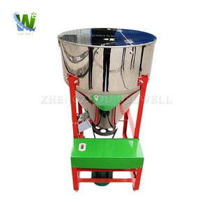 Farm Used Stainless Steel Small Animal Poultry Feed Mill Mixer Grinder Machine For Animal Food Mixer And Crush