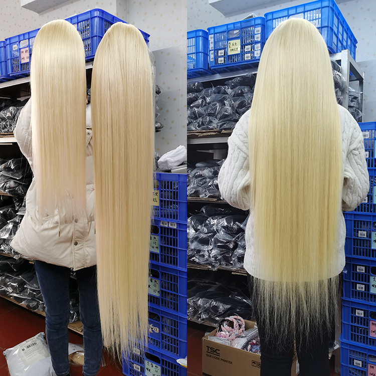 40 inch hd brazilian full lace human hair wig,100% human hair hd blonde 613 full lace wig with baby hair,full lace wig vendor